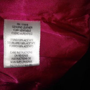 Michael Kors pink suede leather jacket